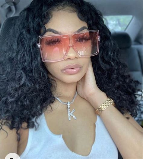 Baddie Frames In 2021 Pretty Black Girls Stylish Glasses Black Girl