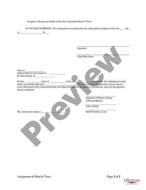 Alaska Assignment Of Deed Of Trust By Individual Mortgage Holder