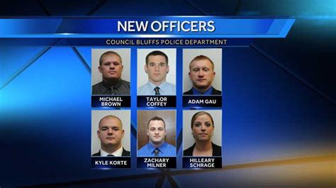 6 new council bluffs police officers to begin duty