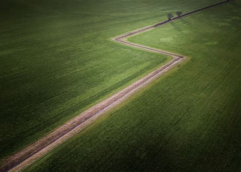 landscape, Aerial view, Field Wallpapers HD / Desktop and ...