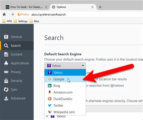 Make google your default search engine and search right from the address bar in microsoft edge. How to Change the Firefox's Default Search Engine Back to ...
