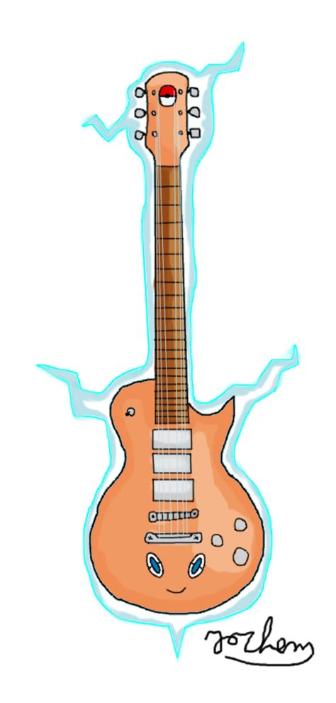 Pokemon - Rotom guitar form by jochemmasselink on DeviantArt