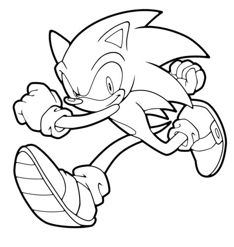 Dibujos Para Colorear Imprimir Sonic
