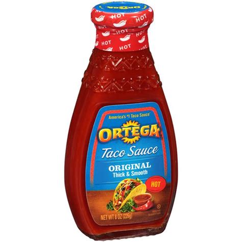 It has a sweet, sour, spicy and spicy flavor that you will street taco chili and garlic sauce. Ortega Original Hot Taco Sauce | Hy-Vee Aisles Online ...