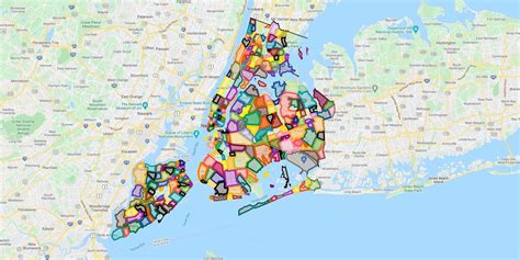 This Is The Ultimate Nyc Neighborhood Map In 2023 With All Borders