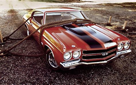 1970 Chevrolet Chevelle Ss Roped 24x36 Inch Poster Sports Car Muscle