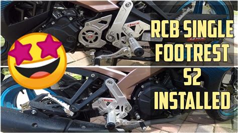 Rcb Single Footrest S2 And Rcb Hydraulic Switch Installed Yamaha