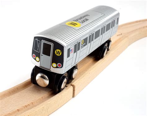 Buy Munipals New York City Subway Wooden Railway B Division W Train