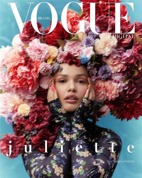 Juliette Estampa Capa Digital De Setembro Da Vogue Roberta Jungmann