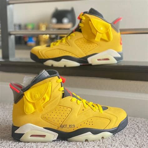 Travis Scott X Nike Air Jordan 6 Yellow Release Date Adidas Originals