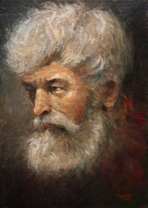 Portrait Of An Old Man Oil Painting Fine Arts Gallery Original