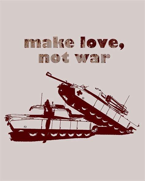 Make Love Not War Digital Art By Bojan Bundalo