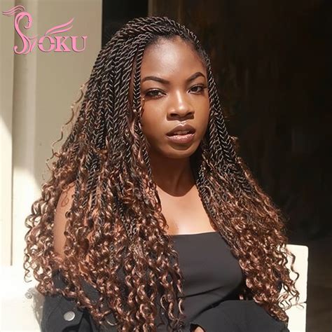 Soku Senegalese Twist Crochet Hair With Curly Ends Senegal Twist