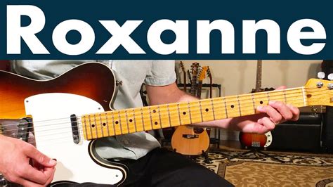 How To Play Roxanne On Guitar Police Guitar Lesson Tutorial Acordes Chordify