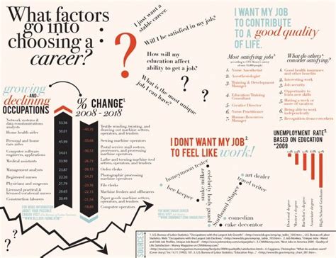 Choosing A Career Infographic Daily Infographic Career Counseling