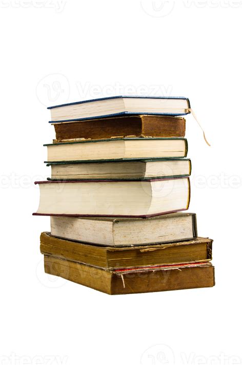 Stack Of Books Isolated On White Background 8508397 Png