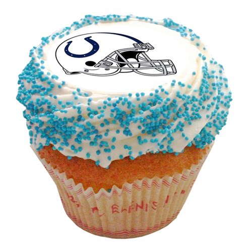 Super Bowl Saints And Colts Cupcakes