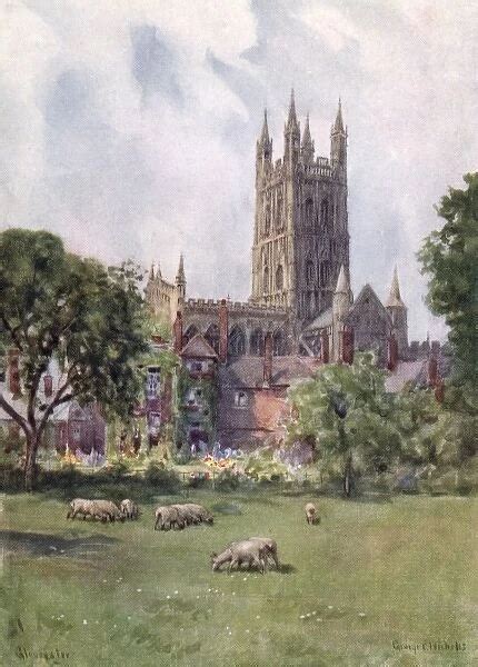 Glos Cathedral 1927 Available As Framed Prints Photos Wall Art And