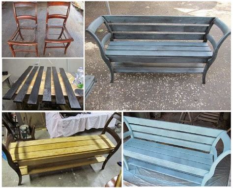 Diy Bench From Old Chairs Creative Ideas