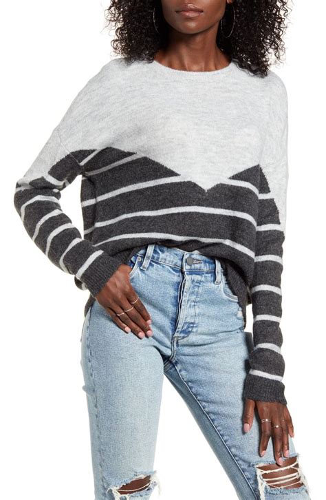 Vero Moda Colorblock Stripe Sweater Nordstrom Stripe Sweater Vero Moda Knitted Pullover