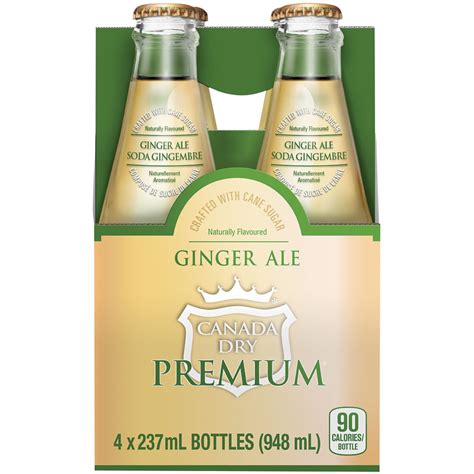 Canada Dry Prem Ginger Ale 4x237ml