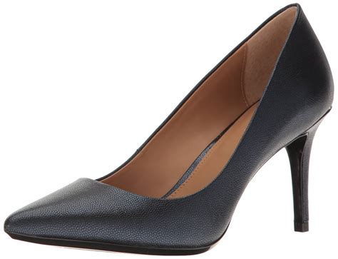 Calvin Klein Womens Gayle Leather Pointed Toe Classic Pumps