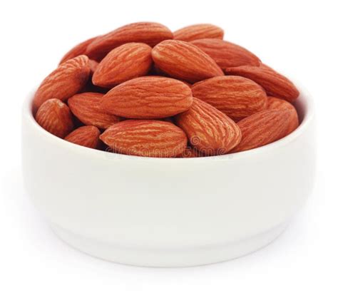 Fresh Almonds Stock Photo Image Of White Organic Snack 58666796