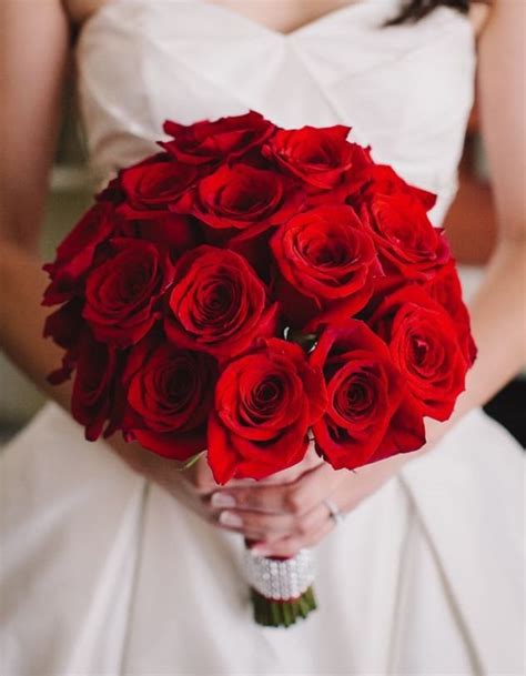 Red Roses Bridal Bouquet In Las Vegas Nv Vip Floral Designs