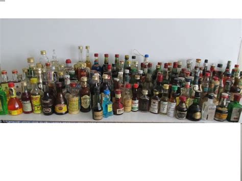 Collection Of 127 Vintage Miniature Liquor Bottles Liqueur Catawiki