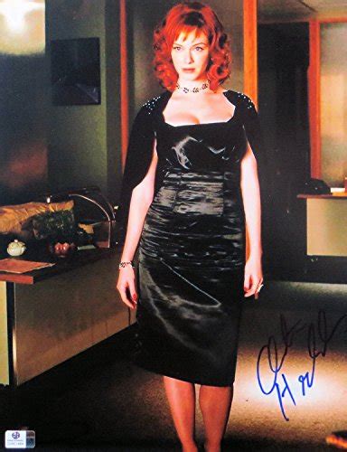 Christina Hendricks Signed Autographed 11x14 Photo Mad Men Sexy In