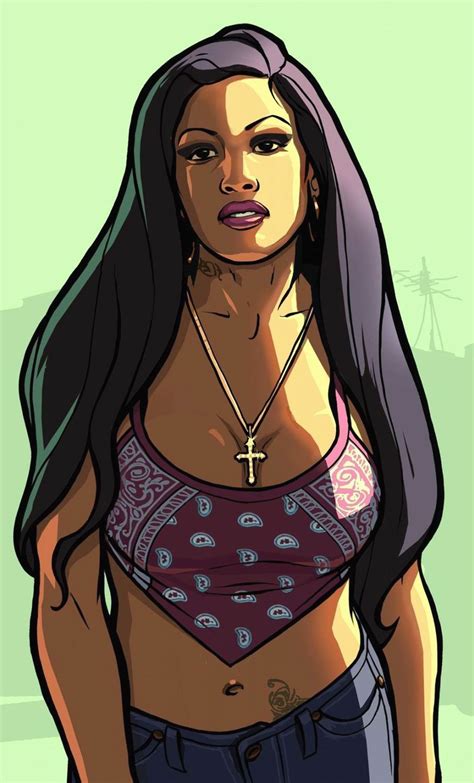 Latina Characters And Art Grand Theft Auto San Andreas Grand Theft