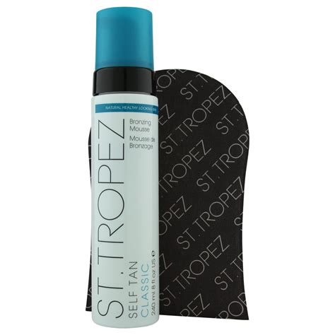 St Tropez Self Tan Classic Bronzing Mousse 8 Oz And Applicator Mitt