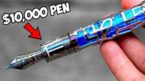 I Bought The Worlds Most Expensive Pen 10000 Zhc Expensive
