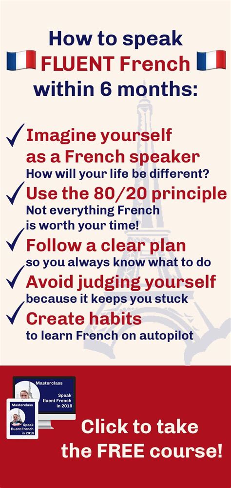 How To Speak Fluent French Within 6 Months Learn French Learn French