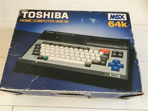 Msx Toshiba 64k Home Computer Hx 10 Incl Original Box And Styrofoam
