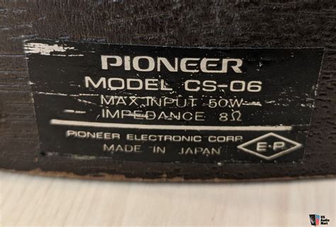 Pioneer Cs 06 Round Omnidirectional Speakers Photo 4455045 Us Audio Mart