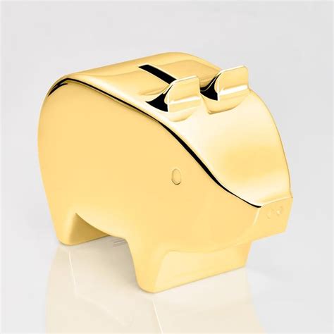 The 18 Carat Gold Piggy Bank Made By Bristol Based Silversmiths Thats