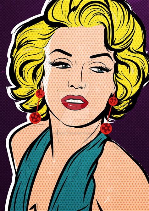 Tribute To Marilyn Monroe By Supersaitass Gravure Illustration Pop Art