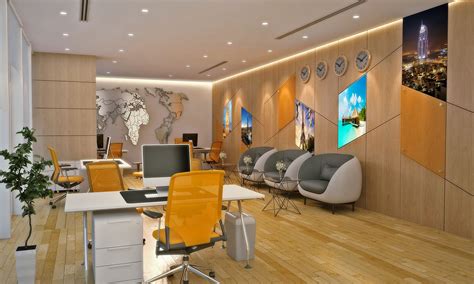 Travel Agency Office Interior On Behance Office Interior Design