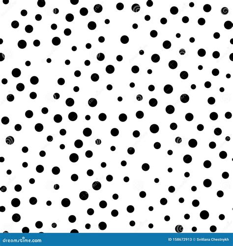 Random Scattered Polka Dot Pattern Abstract Red And White Background