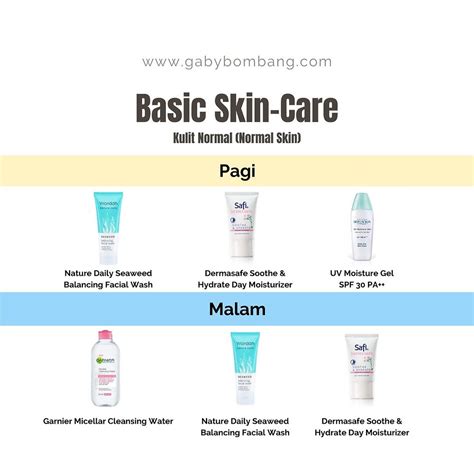 Skincare 101 Basic Skincare Berdasarkan Jenis Kulit
