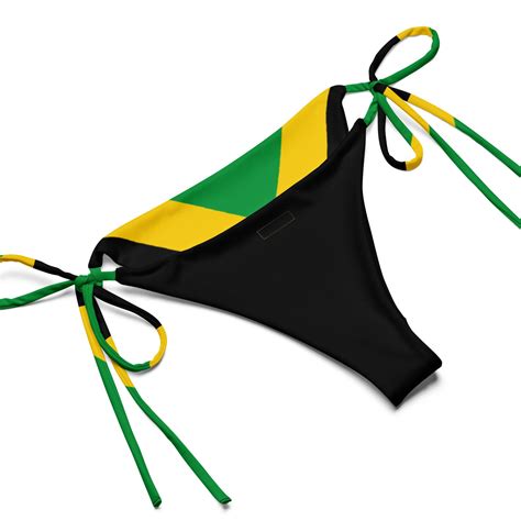 jamaica string bikini large bust swimwear jamaica swimwear jamaican clothing jamaican flag