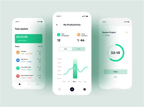 Time Tracker Concept App Design Uplabs