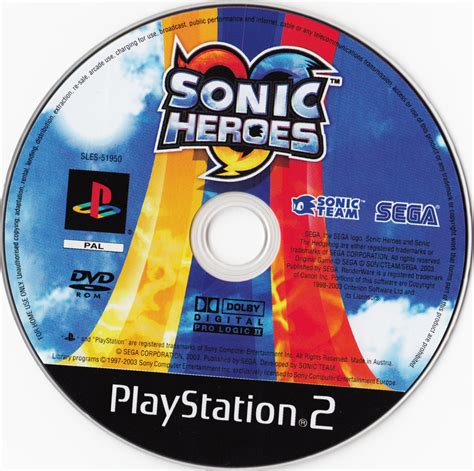 Sonic Heroes Psx Cover