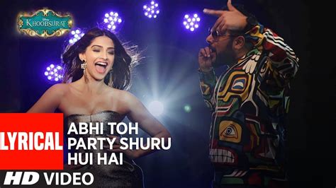 Abhi To Party Shuru Hui Hai Lyrics In Hindi Badshah