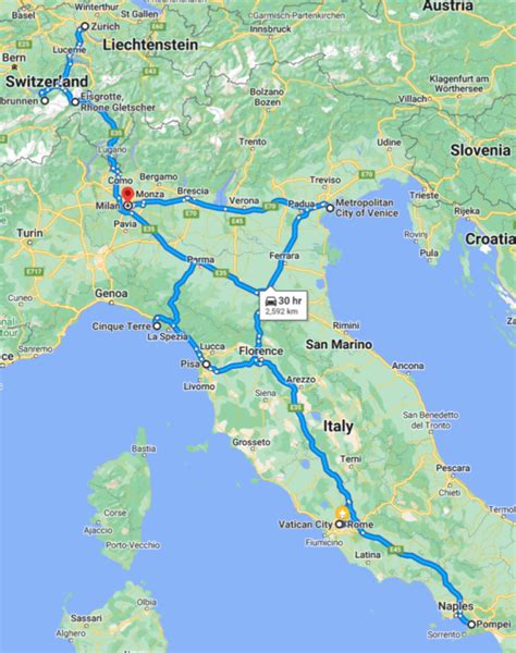 2 Week Switzerland And Italy Itinerary Printable A Moms Take