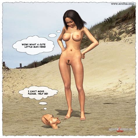Page Adult Empire Comics Facesitting Fantasies Beach Erofus Sex
