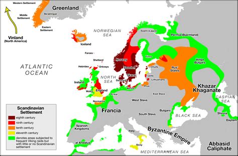 Viking Expansion Viking History Vikings Map