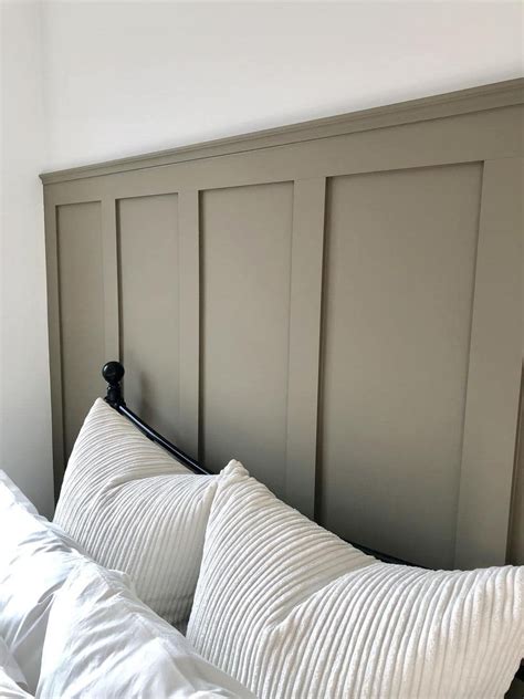 Here's everything you need to provided the walls are fairly level, mdf panelling is easy to fit on a diy basis. How to create DIY Board and Batten wall panelling in 2020 | Wall panels bedroom, Wall paneling ...