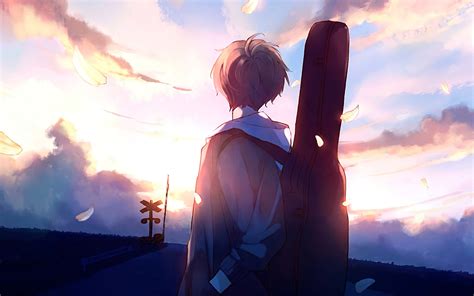 Hd wallpapers and background images. 1440x900 Anime Boy Guitar Painting 1440x900 Resolution HD 4k Wallpapers, Images, Backgrounds ...